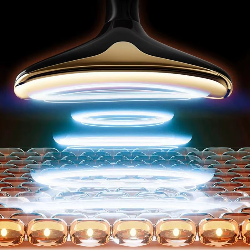 Microcurrent Facial Massager for Lift & Firm Skin, Reduce Wrinkles on Face Neck & Eyes, Rejuvenation Device