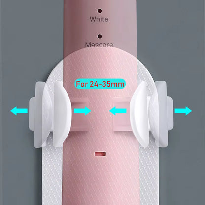 Adjustable Electric Toothbrush Holder with Non-Slip Silicone Wall Mount for 99% Compatibility