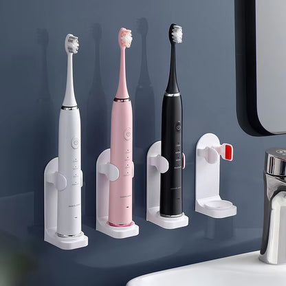 Adjustable Electric Toothbrush Holder with Non-Slip Silicone Wall Mount for 99% Compatibility