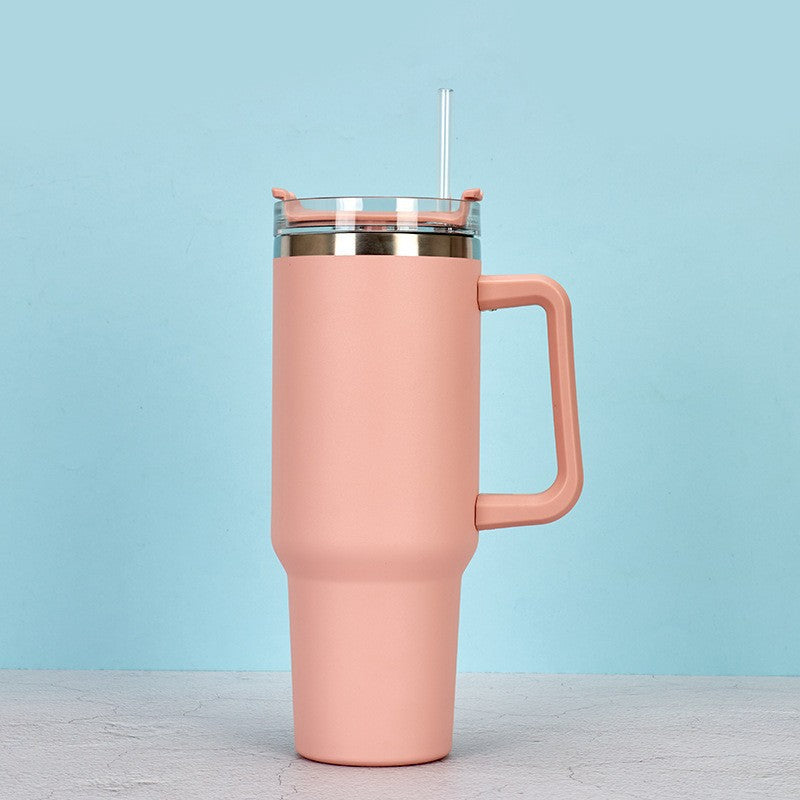 Stainless Steel Coffee Mug with Handle - Durable Metal Water Cup