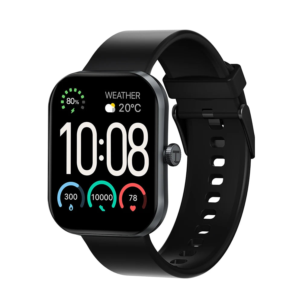 S6 Smart Watch for Men with Voice Calling, Health Monitoring, IP68 Waterproofing, Smart Notifications, and Voice Assistant